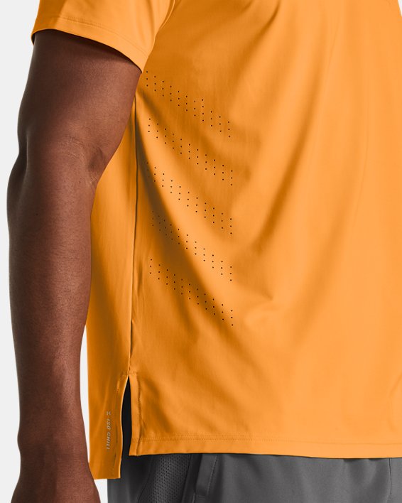 Herenshirt UA Launch Elite met korte mouwen, Orange, pdpMainDesktop image number 2